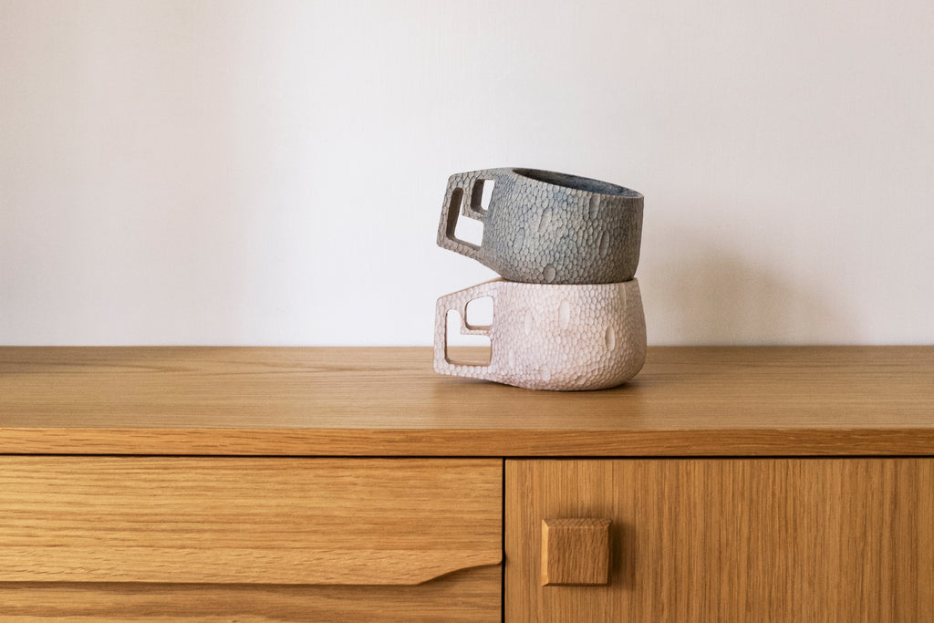 Gobelet en bois indigo