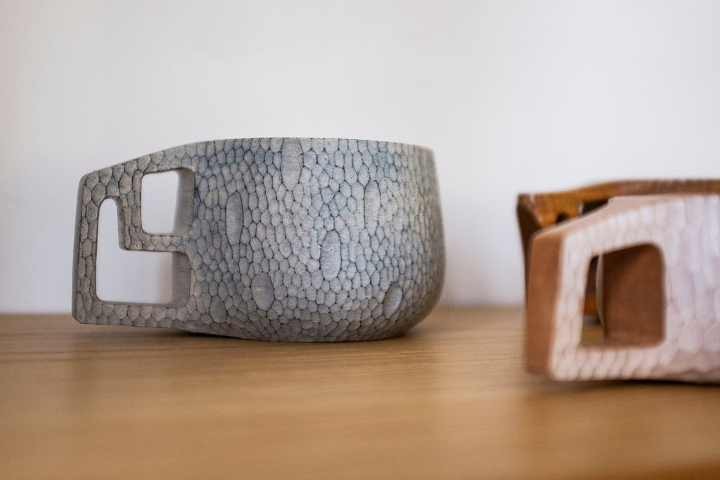 Gobelet en bois indigo