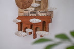 Sculpture murale « Temps serein » en bois