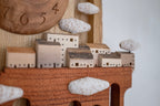 Sculpture murale « Temps serein » en bois
