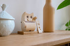 Figurine Maneki Neko en bois