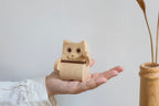 Figurine Maneki Neko en bois