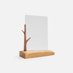 Cadre photo en bois de branche d'arbre fait main