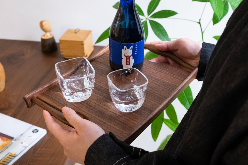 Plateau en bois artisanal