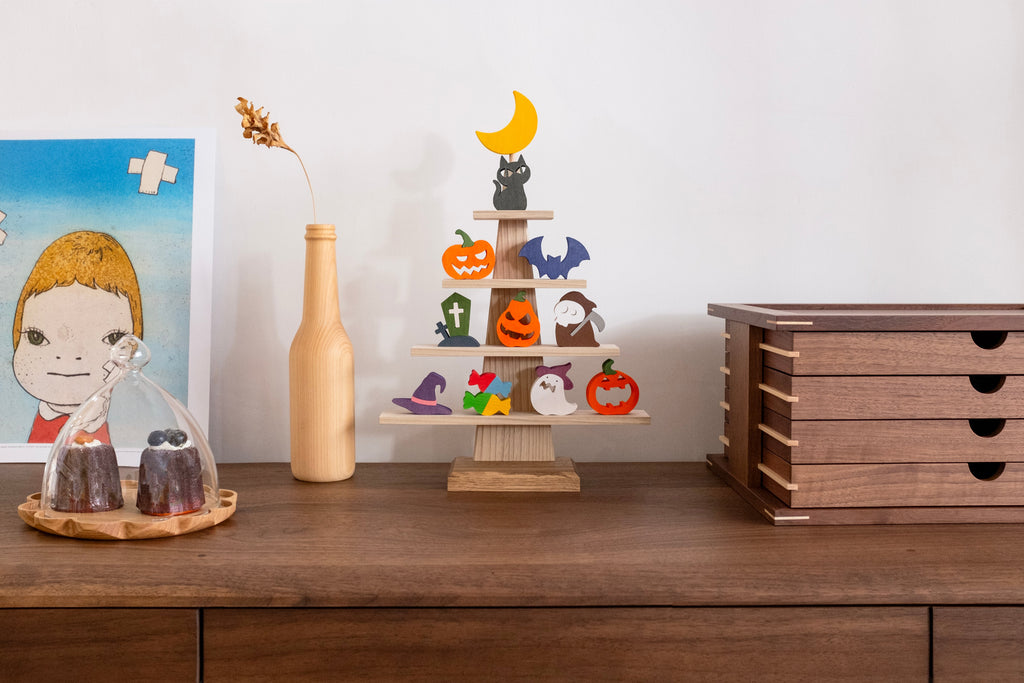 Ornement d'arbre Scène d'Halloween