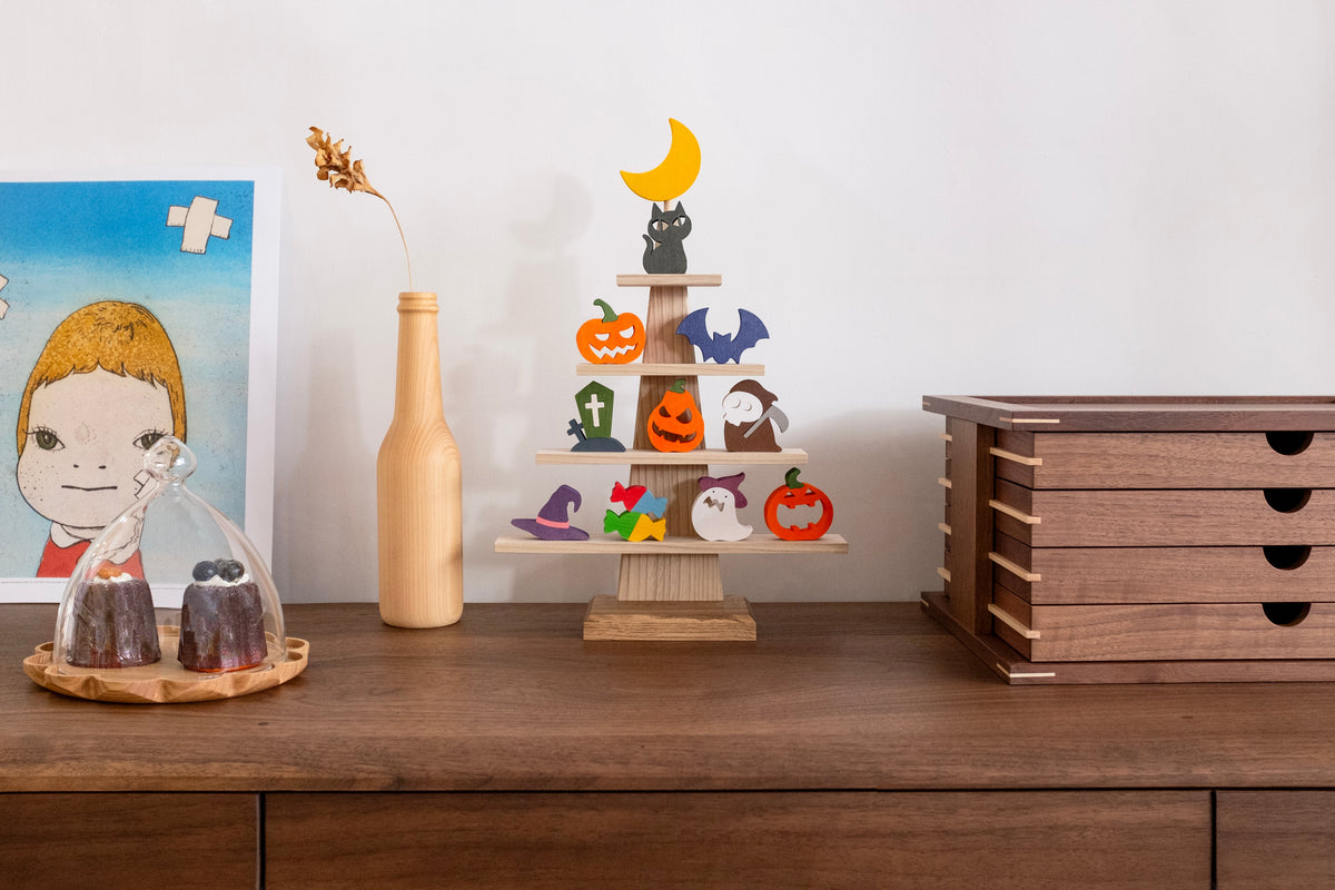 Ornement d'arbre Scène d'Halloween