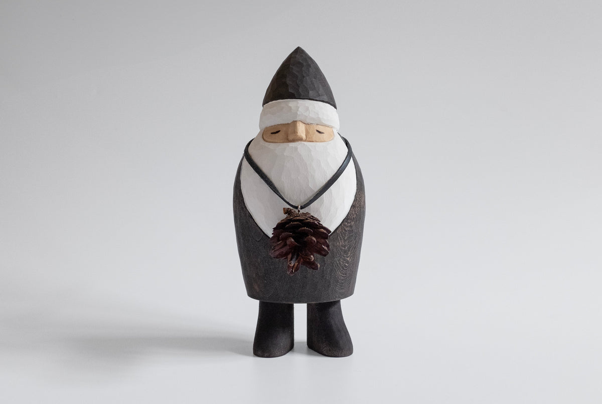 Décoration noire Père Noël
