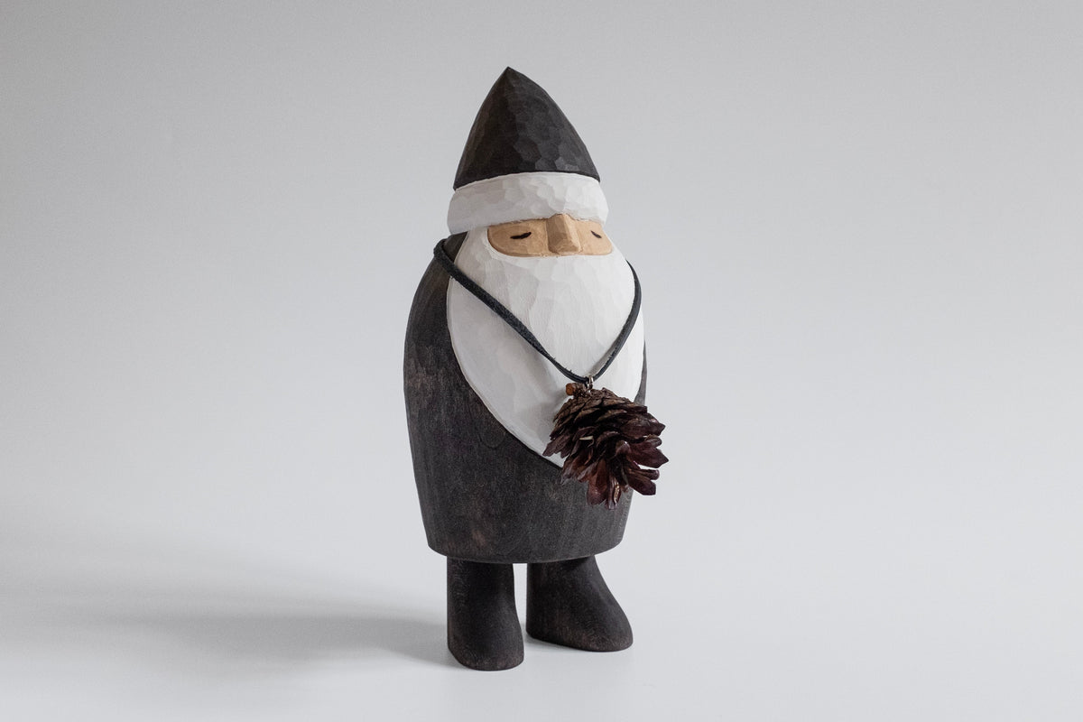Décoration noire Père Noël