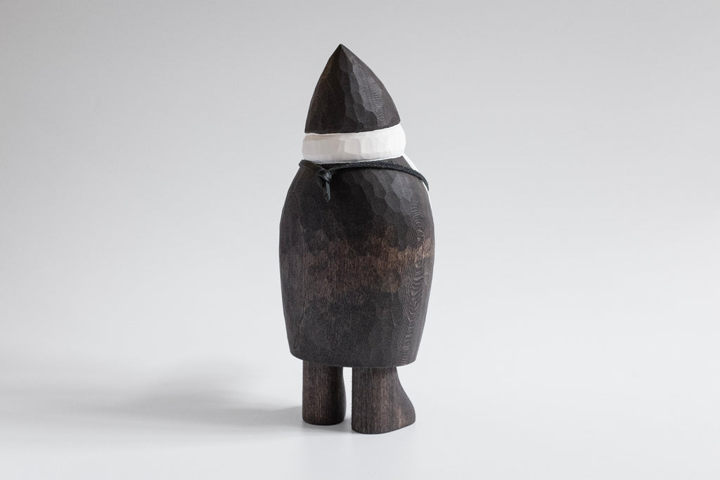 Décoration noire Père Noël