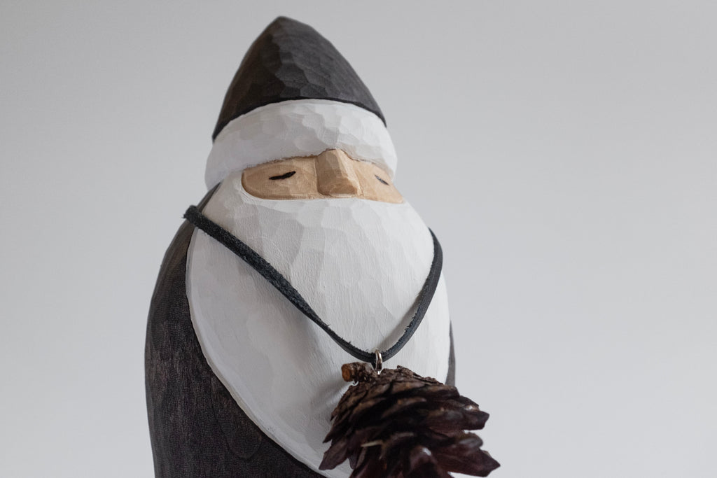 Décoration noire Père Noël