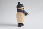 Ornement bonhomme de neige gris