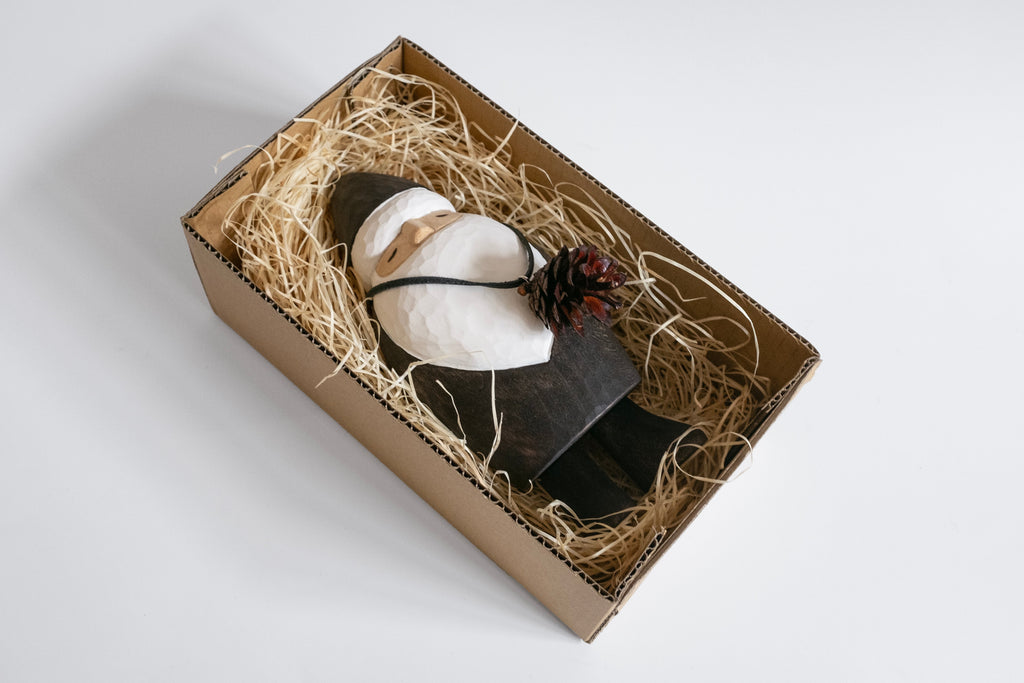 Décoration noire Père Noël