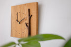 Horloge en bois faite main - Arbre et oiseau