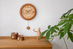 Horloge pendule en bois sculpté main Oiseau