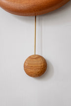 Horloge pendule en bois sculpté main Oiseau