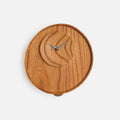 Horloge Pendule en Bois Faite à la Main Cercle Irrégulier