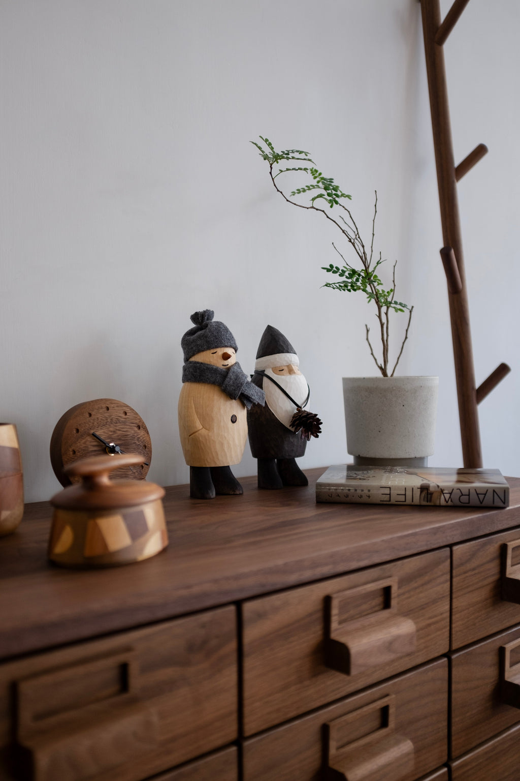 Ornement bonhomme de neige gris