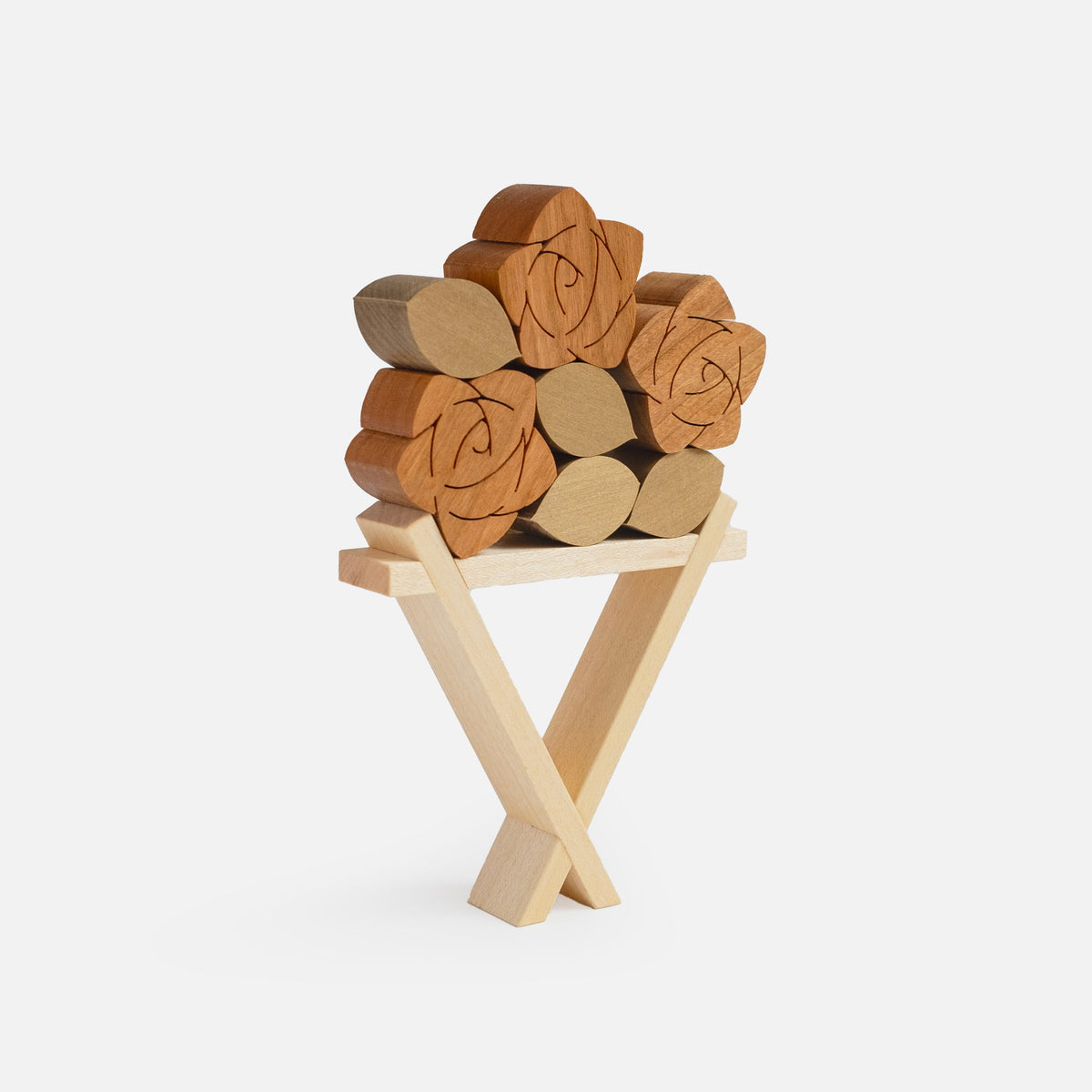 Bouquet en bois
