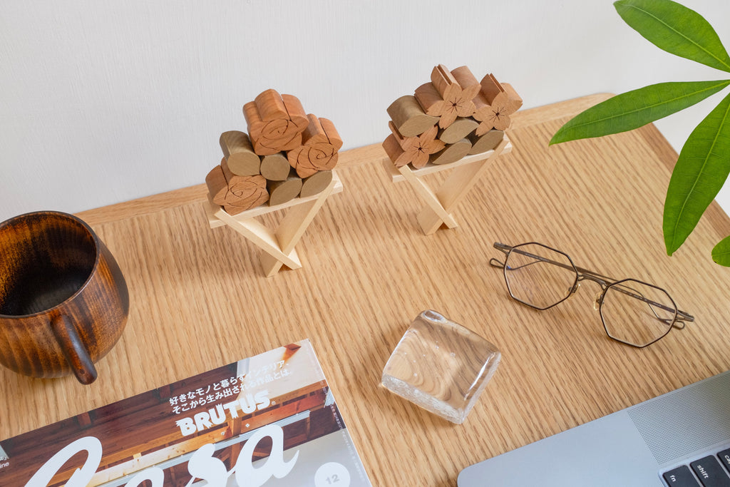 Bouquet en bois