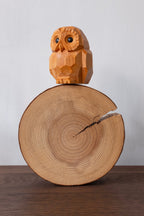 Mini-ornement Hibou Anneau d'arbre