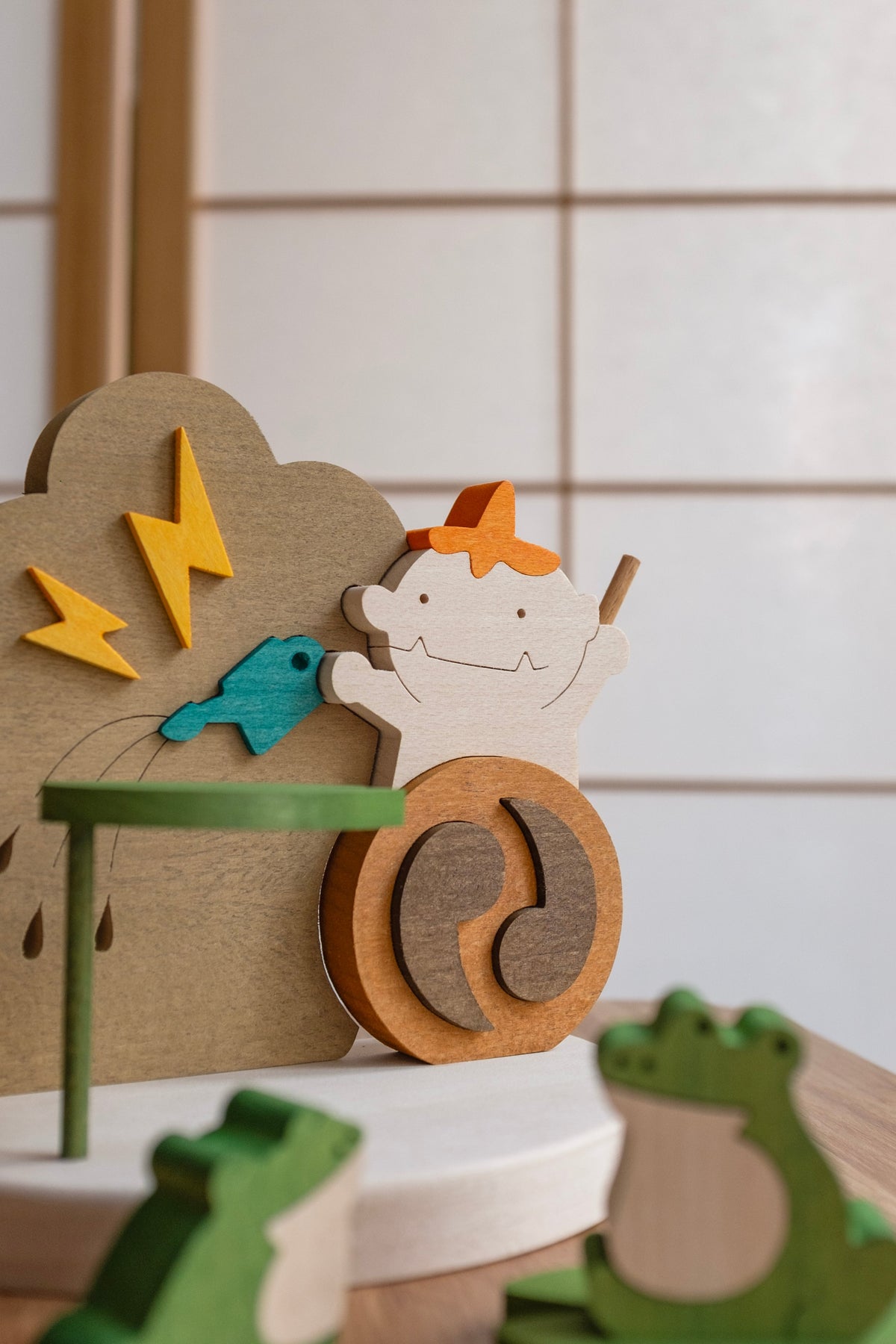 Ornement de célébration de la saison des pluies