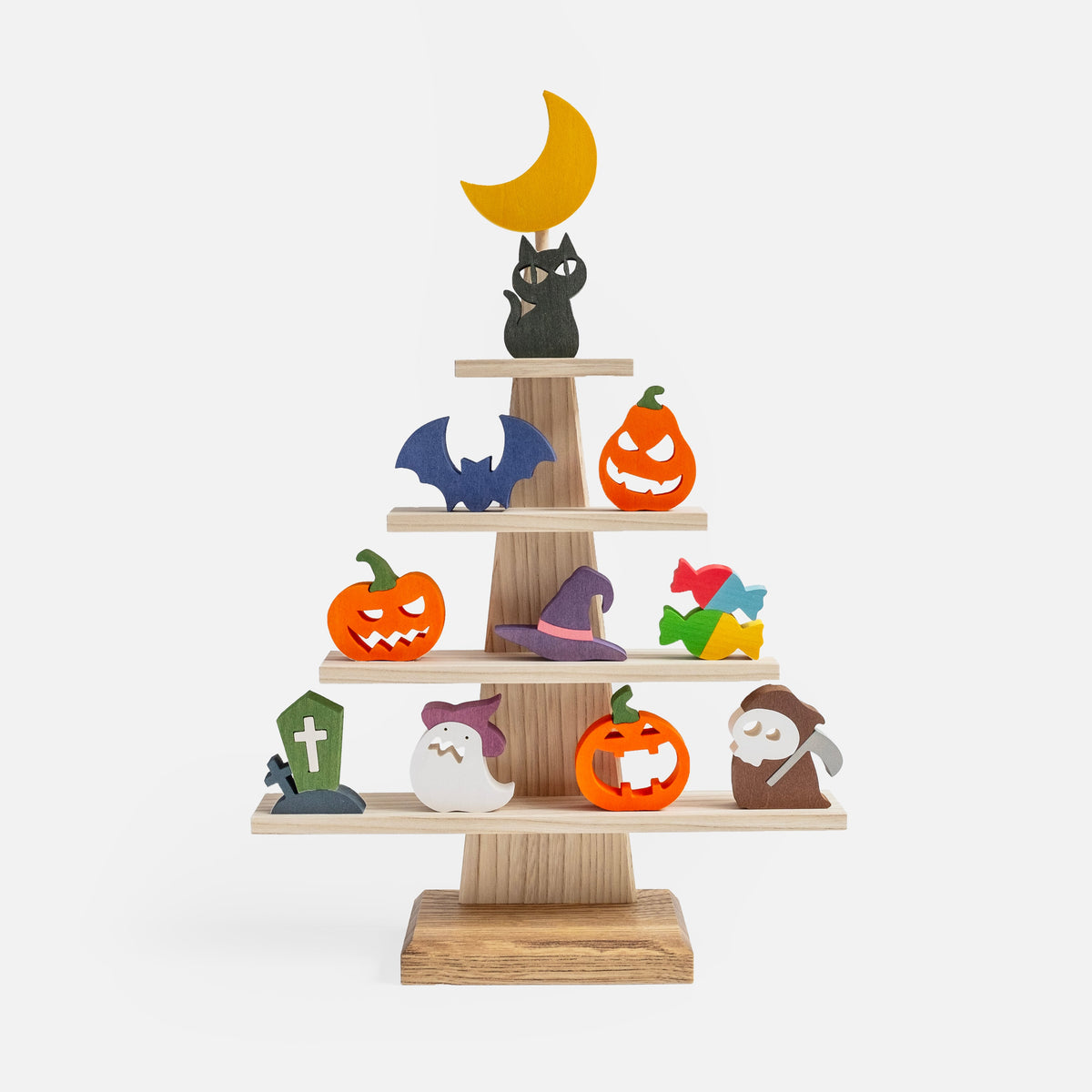 Ornement d'arbre Scène d'Halloween