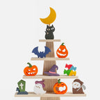 Ornement d'arbre Scène d'Halloween