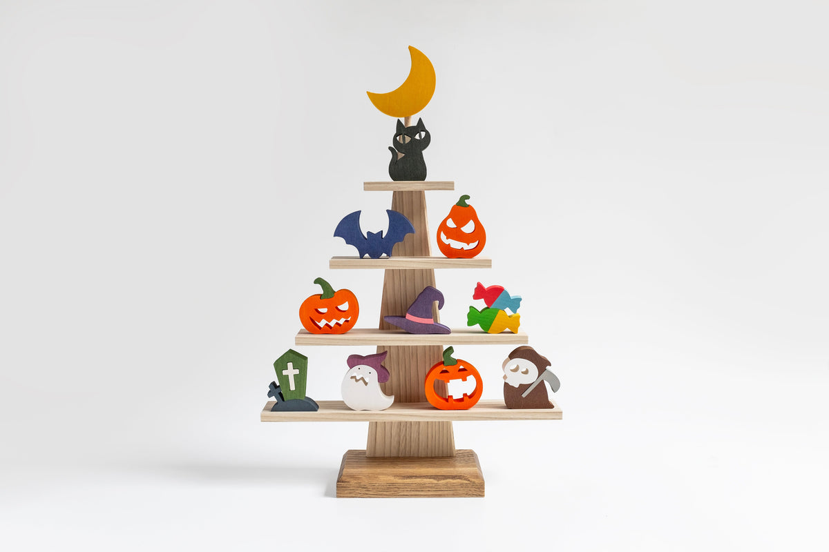 Ornement d'arbre Scène d'Halloween