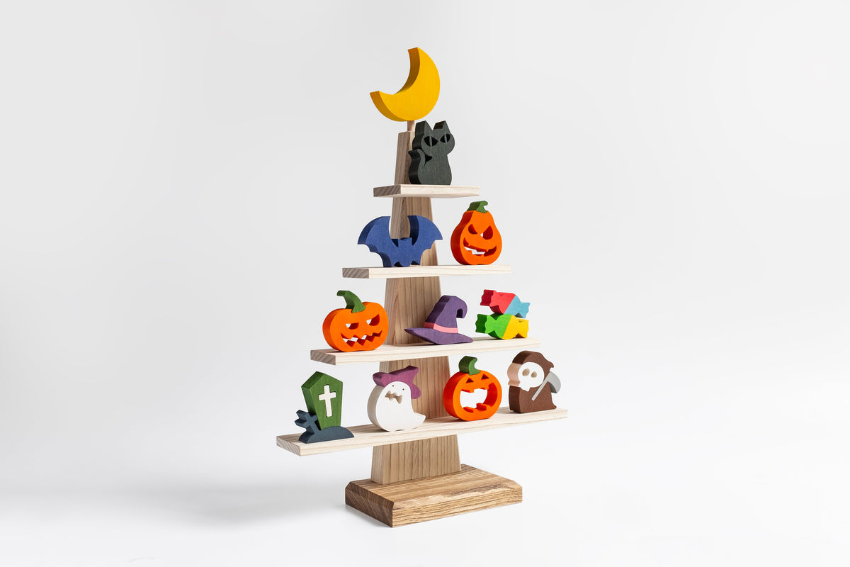 Ornement d'arbre Scène d'Halloween