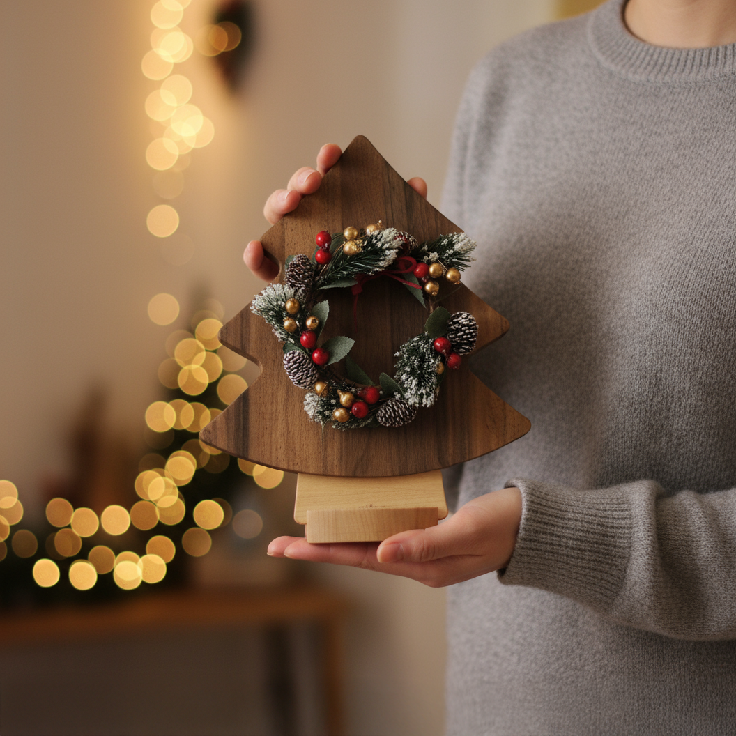 Ornement de sapin de Noël "Murmure joyeux"