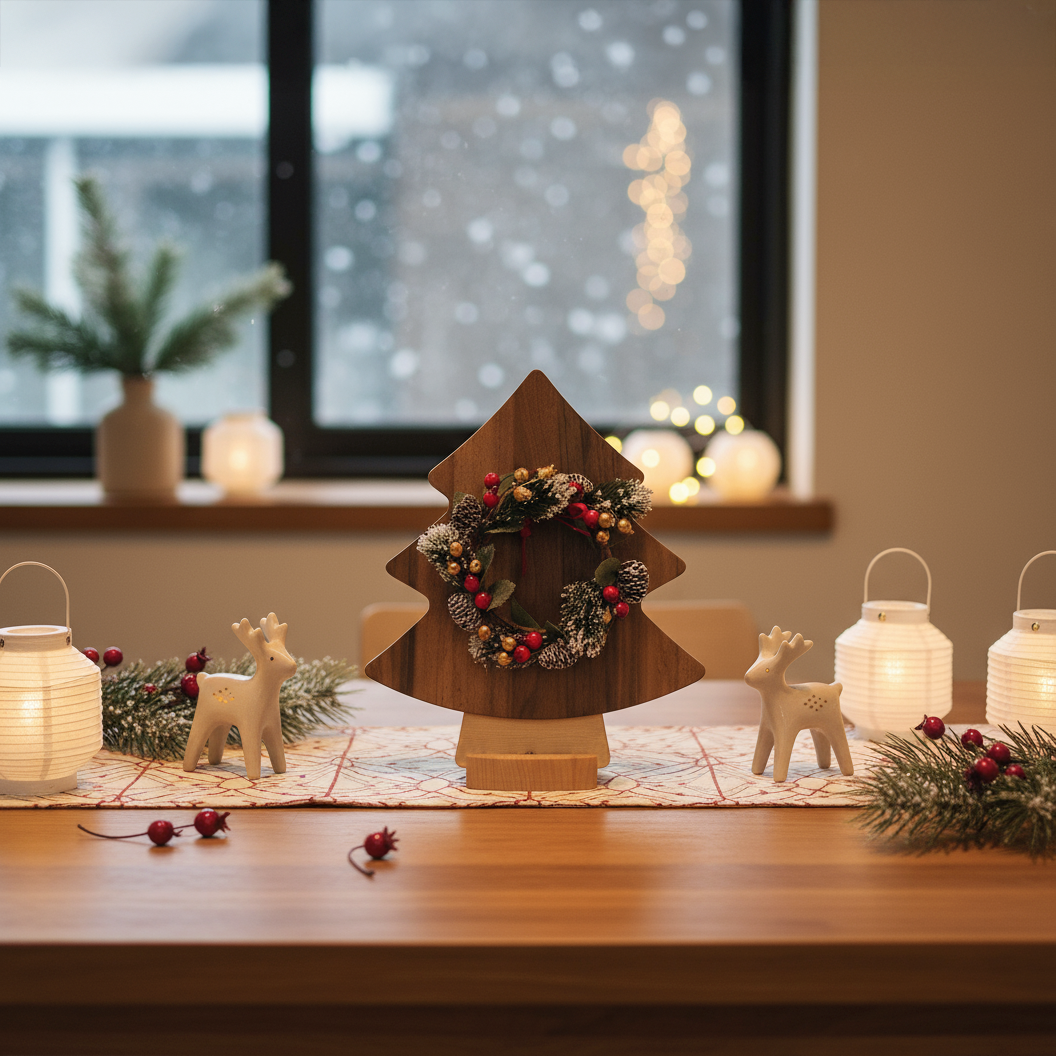 Ornement de sapin de Noël "Murmure joyeux"