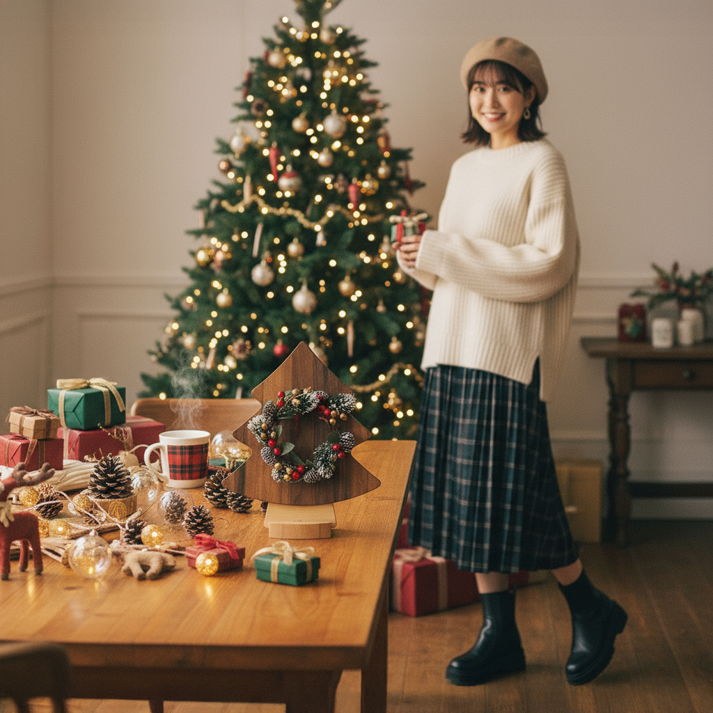 Ornement de sapin de Noël "Murmure joyeux"