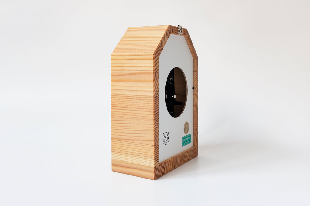 horloge hibou en bois