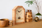 horloge hibou en bois