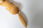Petite sieste de renard, sculpture sur bois