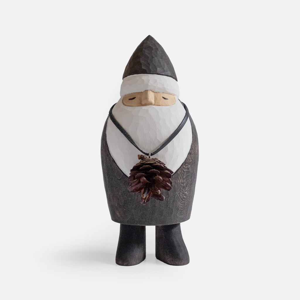 Décoration noire Père Noël