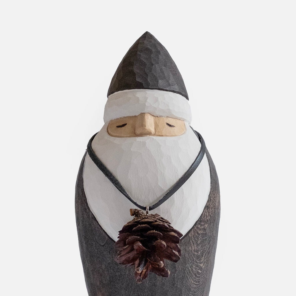 Décoration noire Père Noël