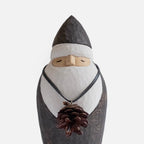 Décoration noire Père Noël