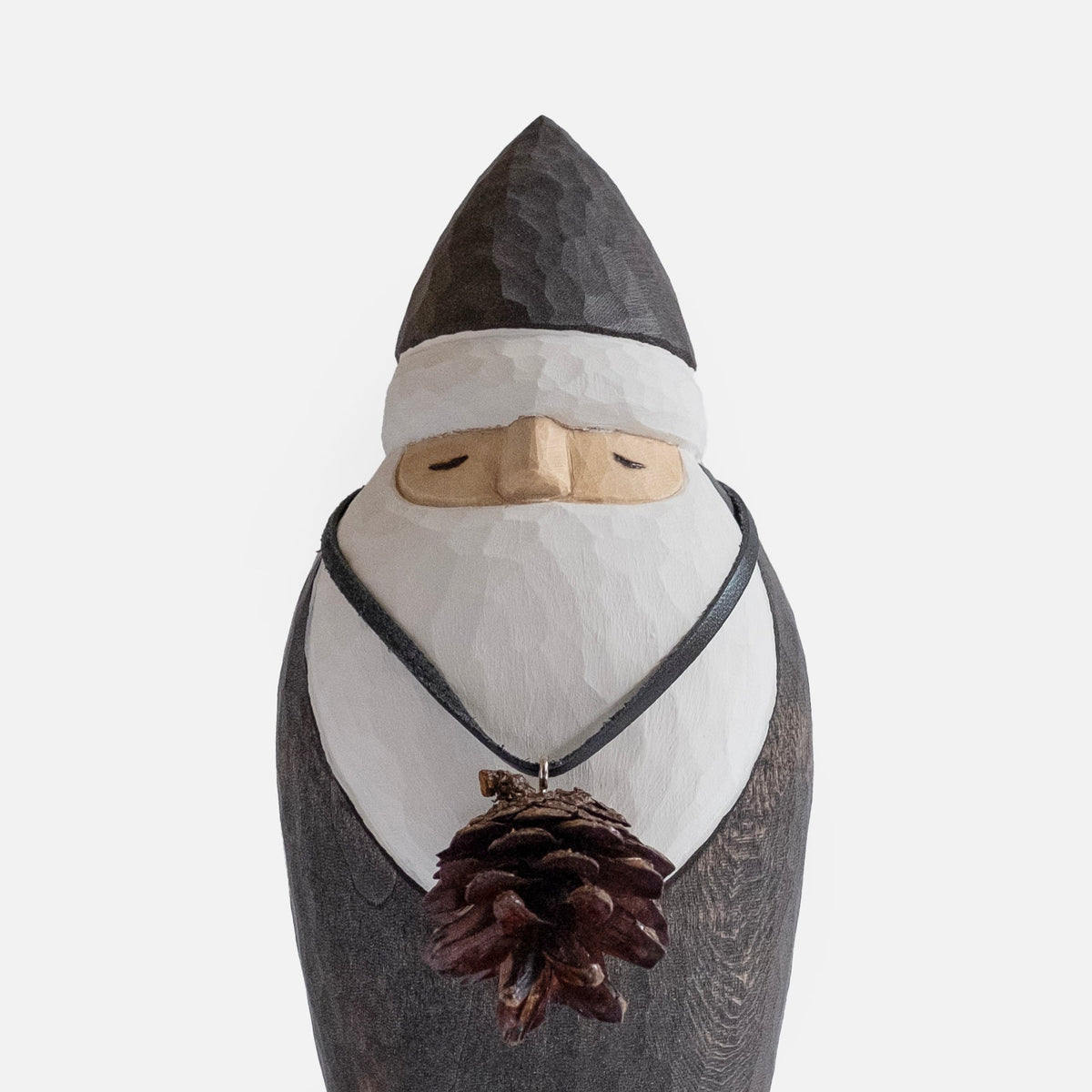 Décoration noire Père Noël
