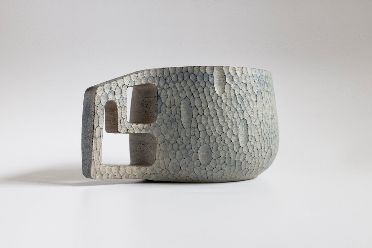 Gobelet en bois indigo