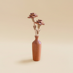 Wooden Carnation beige background